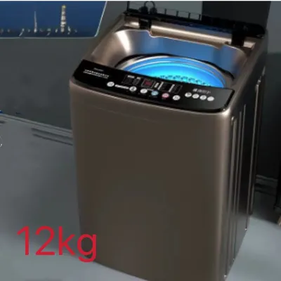 D 12kg Large Capacity Washing Machine with Blue Light Sterilization, Dehydration Function and Full Automation