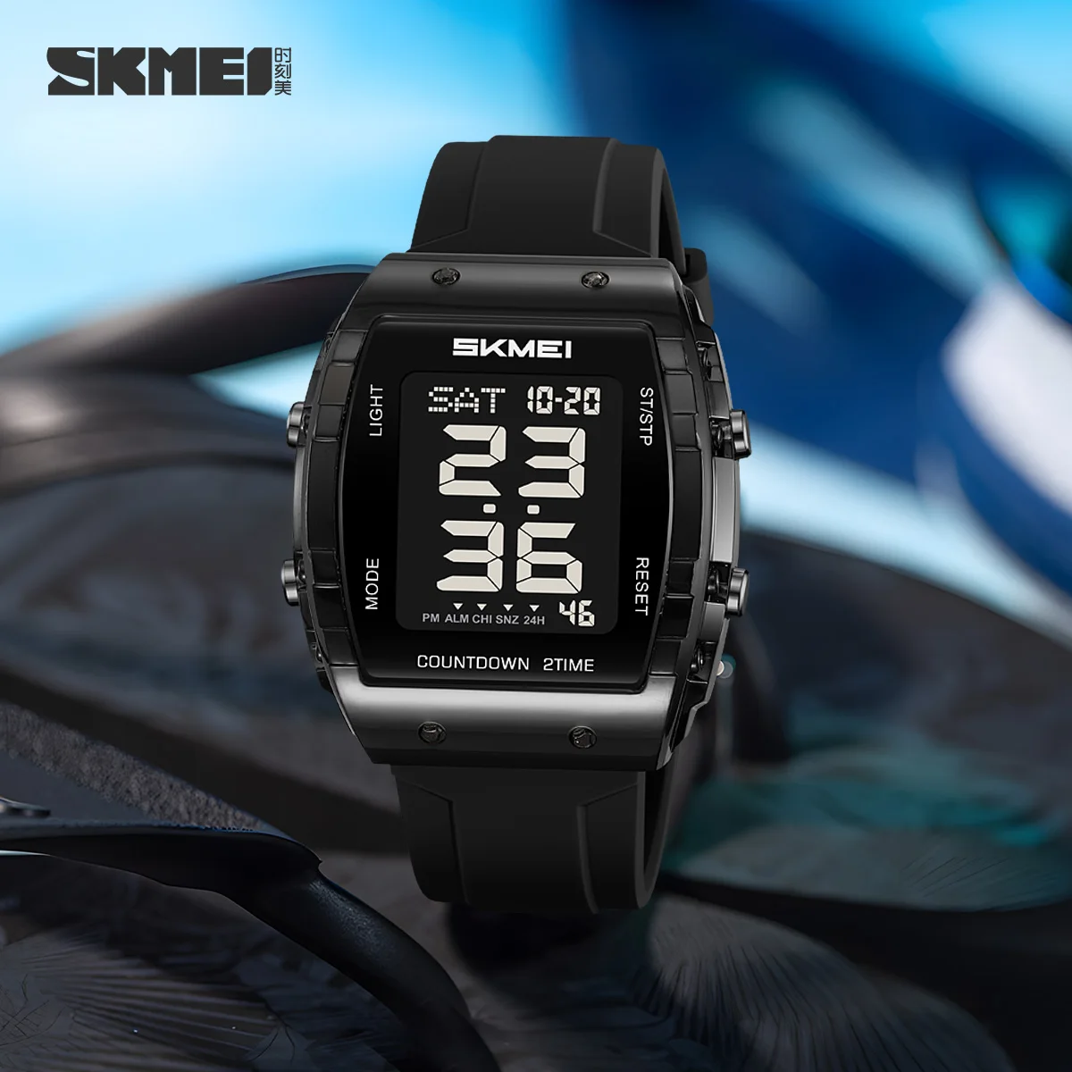 SKMEI Sport Digitale Armbanduhren Für Herren Multifunktionale Wasserdichte Elektronik Uhren Casual Chrono Uhr Reloj Hombre Image