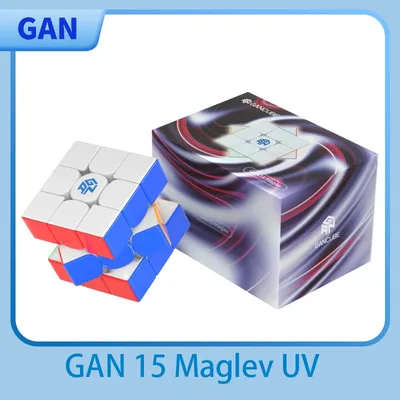 [JudyCube] Neuer 2024 Gan 15 Maglev UV Magnetischer Magic Speed Cube GAN15 M Stickerless Professionelles Zappelspielzeug GAN 15M Cubo Magico Image