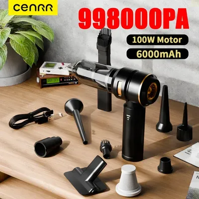 CENRR 998000 PA Auto Staubsauger Starke Abreißung Leistungsstarke Tragbare Handheld Drahtlose Staubsauger Fahrzeug Reiniger Für Auto Luft Pistole Image