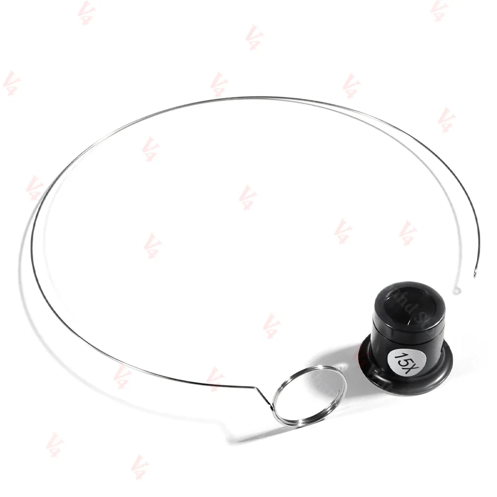 3X 5X 10X 15X 20X Lupe Schmuck Vergrößerungs Werkzeuge Brillen Uhr Lupe Werkzeug mit Kreis Auge Lupe Schleife Lupe Image