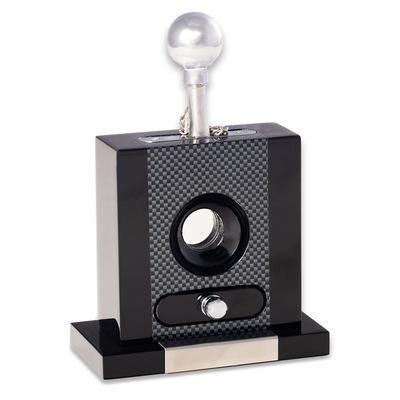 Bey-Berk Landry Wood Table Top Cigar Cutter