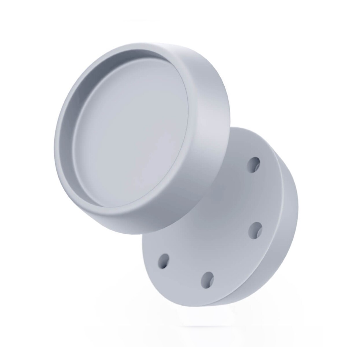 BAUHELD Gummifüße Schwingungsdämpfer 67 x 60 mm 4 Stück Hellgrau Image