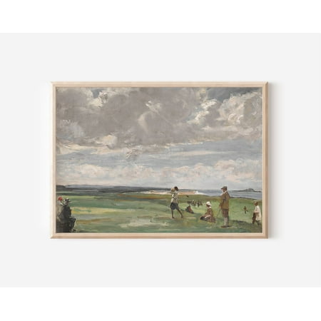 Kna Prints - 1 Pc Poster Golf Landscape Painting Golf Course Print Golf Gifts Downloadable Print Preppy Wall Art Office Wall Decor UNFRAMED-16x24