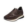 Sneaker GABOR COMFORT "Gabor Comfort Sneaker Veloursleder/Textil", Damen, Gr. 40, bunt (braun, orange), Veloursleder, Textil, casual, Schuhe