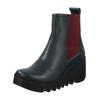 Stiefelette FLY LONDON "Fly London Stiefelette Leder", Damen, Gr. 41, blau (navy), Leder, casual, Schuhe