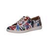 Sneaker CAPRICE "Caprice Sneaker Leder", Damen, Gr. 40, blau (weiß, blau), Leder, casual, Schuhe