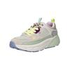 Sneaker JEEP "Jeep Sneaker Lederimitat/Textil", Herren, Gr. 39, grün (beige, grün), Lederimitat, Textil, casual, Schuhe