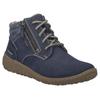 Winterboots JOSEF SEIBEL "Ruby 54", Damen, Gr. 40, blau (dunkelblau), Leder, casual, Schuhe, Freizeitschuh, Komfortschuh mit TEX-Membran