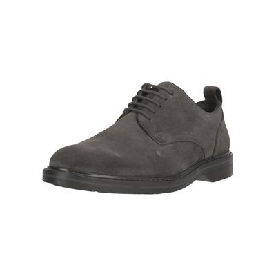 Schnürschuh CLARKS "Aldwin Lace", Herren, Gr. 41, grau, elegant, Schuhe, mit Fersenschlaufe für einfaches Anziehen Image