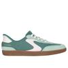 Slip-On Sneaker SKECHERS "HOTSHOT-EVERYDAY EASE", Damen, Gr. 36, bunt (grün, hellrosa), Nylon, Veloursleder, Lederimitat, sportlich, Schuhe, Retro Sneaker, Schnürschuh mit Slip-ins