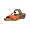 Pantolette IGI & CO "IGI & CO Pantoletten Nubukleder", Damen, Gr. 40, orange, Nubukleder, casual, Schuhe