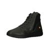 Schnürstiefelette SOFTINOS "softinos Stiefelette Leder", Damen, Gr. 41, braun (military), Leder, casual, Schuhe