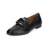 Slipper GABOR "Gabor Slipper Nappaleder", Damen, Gr. 38, schwarz (schwarz, silber), Nappaleder, casual, Schuhe