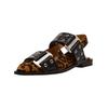 Ballerina STEVE MADDEN "STEVE MADDEN Ballerinas Leder", Damen, Gr. 37, braun (leopard), Leder, casual, Schuhe