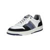 Sneaker BULLBOXER "Bullboxer Sneaker Leder", Herren, Gr. 41, navy, weiß, Leder, casual, Schuhe