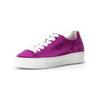 Sneaker GABOR COMFORT "Gabor Comfort Sneaker Veloursleder", Damen, Gr. 37,5, violett, pink, Veloursleder, casual, Schuhe