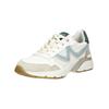 Sneaker MUSTANG SHOES "Mustang Shoes Sneaker Lederimitat", Damen, Gr. 36, bunt (weiß, grün), Lederimitat, casual, Schuhe