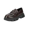 Slipper GEOX "Geox Slipper Leder", Damen, Gr. 41, braun (coffee), Leder, casual, Schuhe