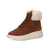 Sneaker CAPRICE "Caprice Sneaker Veloursleder/Textil", Damen, Gr. 37, braun (cognac), Veloursleder, Textil, casual, Schuhe