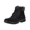 Schnürstiefelette ARA "Ara Stiefelette Leder/Textil", Damen, Gr. 41, schwarz, Leder, Textil, casual, Schuhe