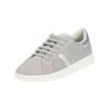 Sneaker GEOX "Geox Sneaker Leder/Synthetik", Damen, Gr. 37, grau (hellgrau), Leder, Synthetik, casual, Schuhe
