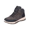 Schnürstiefelette RIEKER "Rieker Stiefelette Lederimitat/Textil", Herren, Gr. 44, schwarz (schwarz, braun), Lederimitat, Textil, casual, Schuhe