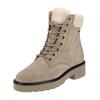 Schnürstiefelette PAUL GREEN "Paul Green Stiefelette Veloursleder", Damen, Gr. 40, braun (antelope), Veloursleder, casual, Schuhe
