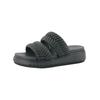 Pantolette PAUL GREEN "Paul Green Pantoletten Lederimitat", Damen, Gr. 38,5, schwarz, Lederimitat, casual, Schuhe