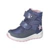 Stiefelette RICOSTA "Ricosta Stiefelette Lederimitat/Textil", Kinder, Gr. 28, blau (marine), Lederimitat, Textil, casual, Schuhe