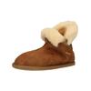 Hausschuh SHEPHERD "Shepherd Hausschuhe Leder", Damen, Gr. 39, braun (cognac), Leder, casual, Schuhe