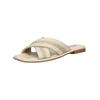 Pantolette STEVE MADDEN "STEVE MADDEN Pantoletten Textil", Damen, Gr. 37, beige (creme), Textil, casual, Schuhe