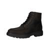 Schnürstiefelette GEOX "Geox Stiefelette Leder", Herren, Gr. 40, grau (taupe), Leder, casual, Schuhe