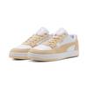 Sneaker PUMA "CAVEN 2.0 MONO", Gr. 36, puma weiß, canvas, puma gold, mehrfarbig, sportlich, Schuhe
