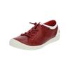 Sneaker SOFTINOS "softinos Sneaker Leder", Damen, Gr. 38, rot (rot, weiß), Leder, casual, Schuhe