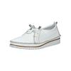 Sneaker ANDREA CONTI "Andrea Conti Sneaker Leder", Damen, Gr. 39, weiß, Leder, casual, Schuhe