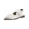Riemchensandale STEVE MADDEN "STEVE MADDEN Sandalen Lederimitat", Damen, Gr. 39, weiß, Lederimitat, casual, Schuhe