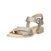 Riemchensandale NERO GIARDINI "Nero Giardini Sandalen Leder", Damen, Gr. 37, beige, Leder, casual, Schuhe
