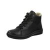 Schnürstiefelette LEGERO "Legero Stiefelette Leder", Damen, Gr. 37,5, schwarz, Leder, casual, Schuhe