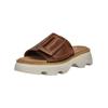 Pantolette GABOR COMFORT "Gabor Comfort Pantoletten Glattleder", Damen, Gr. 40, braun (camel), Glattleder, casual, Schuhe