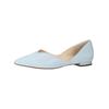 Ballerina HÖGL "Högl Ballerinas Veloursleder", Damen, Gr. 34,5, blau (azur), Veloursleder, casual, Schuhe