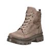 Schnürstiefelette ARA "Ara Stiefelette Leder/Textil", Damen, Gr. 42, beige (cashmere), Leder, Textil, casual, Schuhe