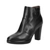 High-Heel-Stiefelette NERO GIARDINI "Nero Giardini Stiefelette Leder/Synthetik", Damen, Gr. 40, schwarz, Leder, Synthetik, casual, Schuhe