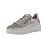Sneaker GABOR COMFORT "Gabor Comfort Sneaker Nappaleder", Damen, Gr. 39, weiß (weiß, silber), Nappaleder, casual, Schuhe