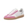 Sneaker RIEKER "Rieker Sneaker Glattleder", Damen, Gr. 41, pink (pink, weiß), Glattleder, casual, Schuhe