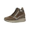 Sneaker WALDLÄUFER "Waldläufer Sneaker Leder", Damen, Gr. 40, grau (taupe), Leder, casual, Schuhe