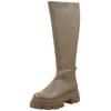 Stiefel STEVE MADDEN "STEVE MADDEN Stiefel Leder", Damen, Gr. 41, grau, Leder, casual, Schuhe