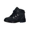 Schnürstiefelette PEPINO "Pepino Stiefelette Leder/Textil", Kinder, Gr. 22, blau, Leder, Textil, casual, Schuhe