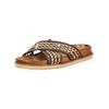 Pantolette INUOVO "INUOVO Pantoletten Leder", Damen, Gr. 39, braun (chocolate), Leder, casual, Schuhe