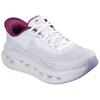 Slip-On Sneaker SKECHERS "MAX CUSHIONING GLIDE-STEP-SAPPHIRE", Damen, Gr. 40, lila (weiß, lavendel), Lederimitat, Mesh, sportlich, Schuhe, Laufschuh, Trainingsschuh mit dämpfender Glide Step Sohle